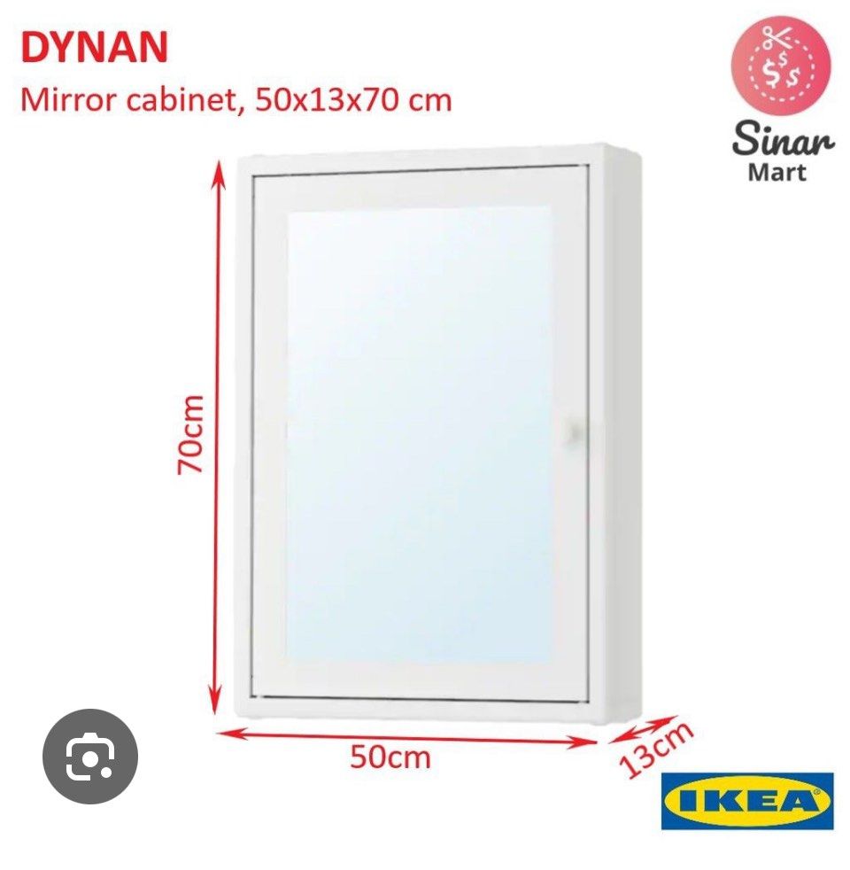 Ikea dynan new arrivals mirror cabinet
