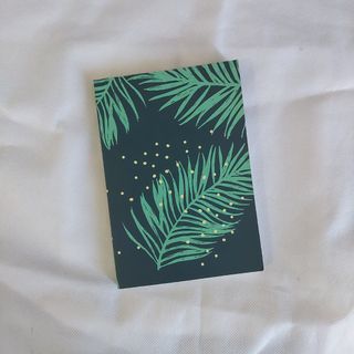 Leaf design small notebook