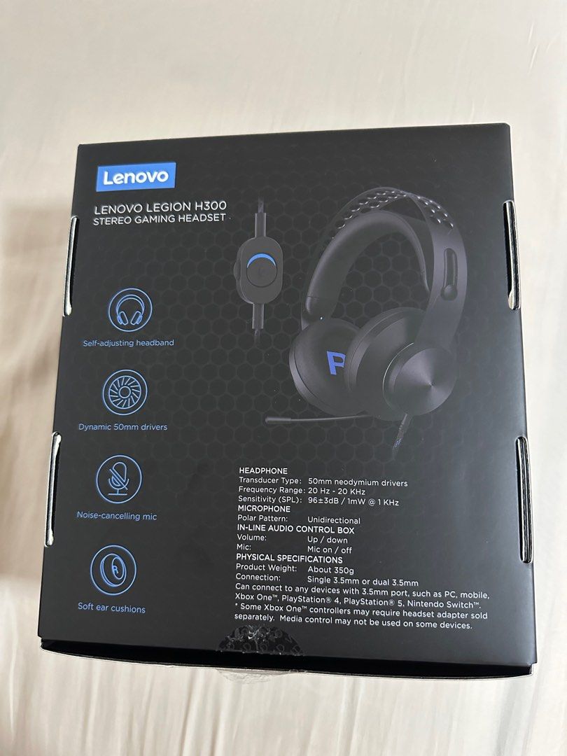 Lenovo H300 Headset (Category: Headphones & Headsets) located in Taguig. Submitted by benthegolden (Listing ID 1293305441, Image 3). Description: Brand new; opened just to try but realized I won’t use it..