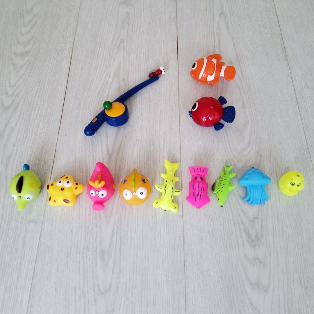 Magnetic Fishing Toy Set - Children Kids Fun Playset Toys with