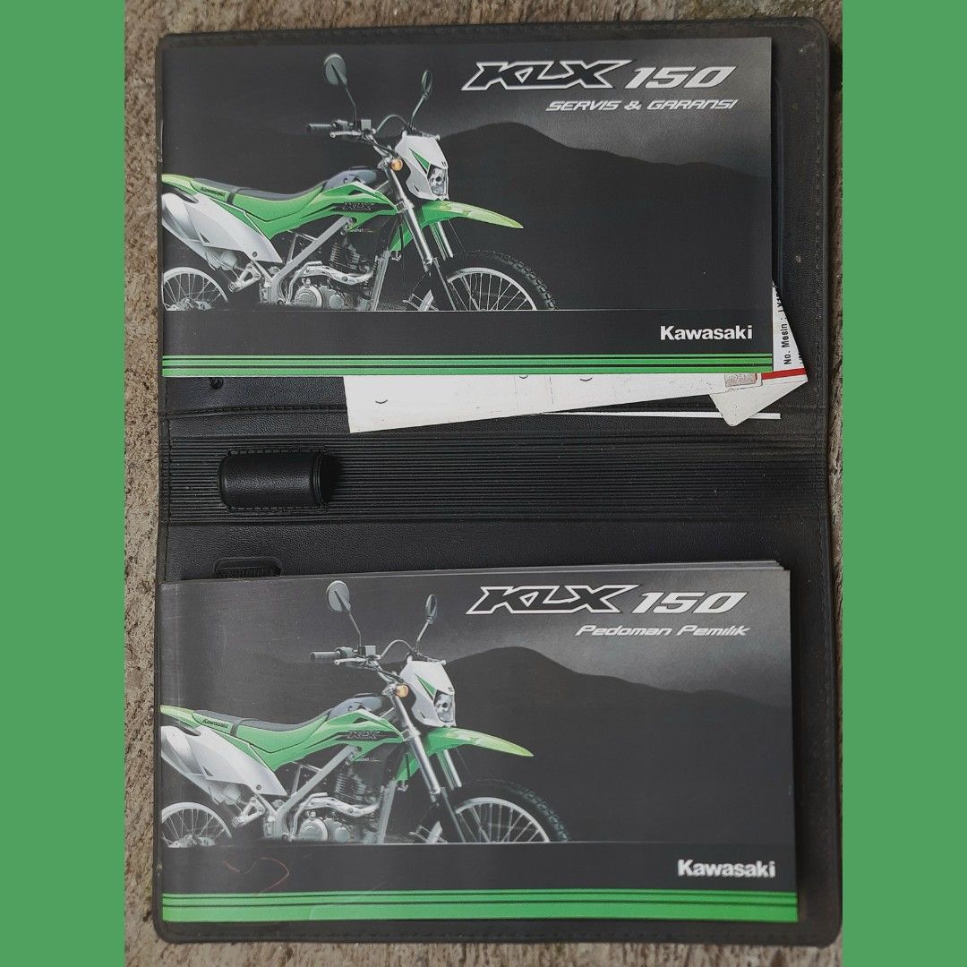 Manual book buku pedoman pemilik Kawasaki KLX, Motor di Carousell