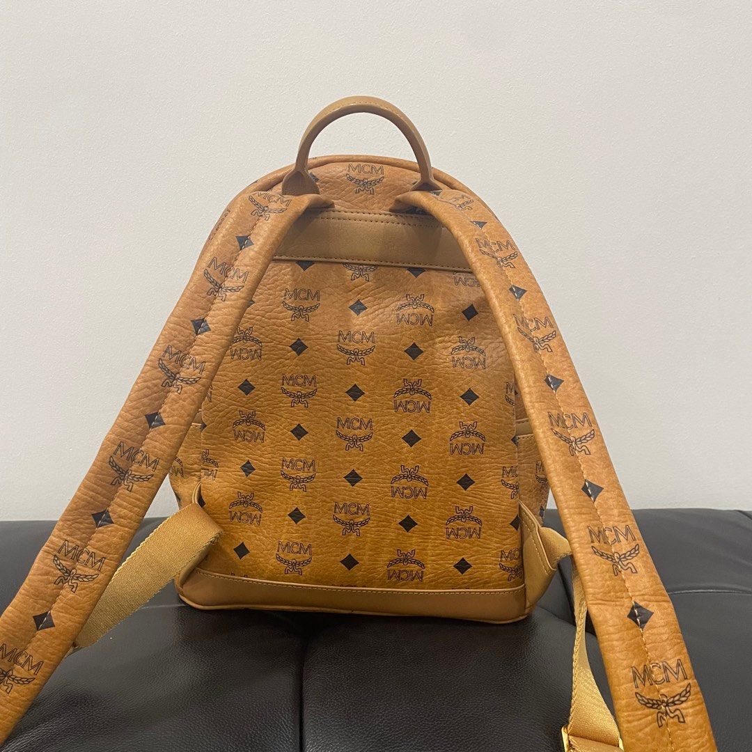 Mcm backpack sale dust bag