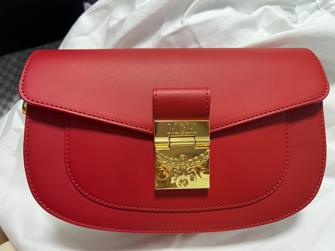 MCM Red Shoulder Bag