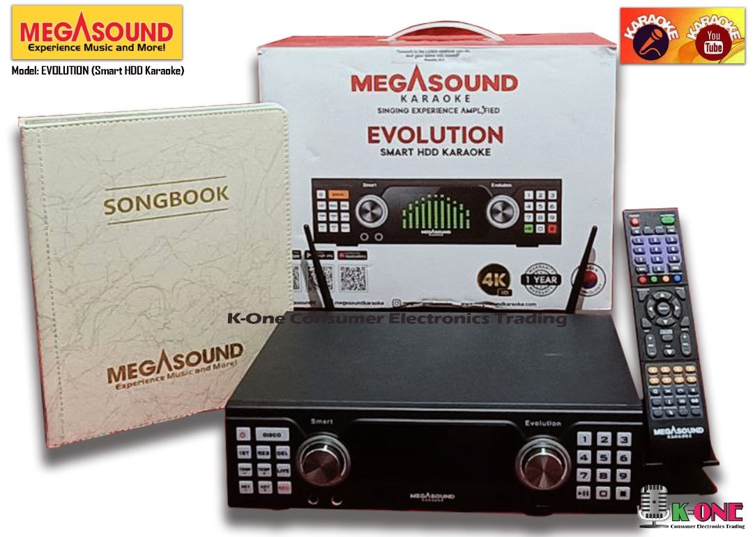 MEGASOUND Model EVOLUTION Hard disk Smart Karaoke Player, TV & Home