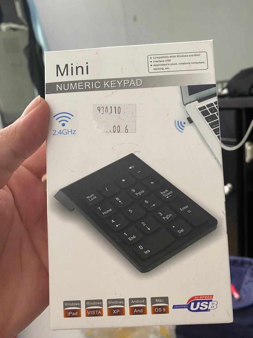 MINI NUMERIC KEYPAD (Category: Laptops & Notebooks) located in Singapore. Submitted by nmc6686 (Listing ID 1293195079, Image 1). Description: .