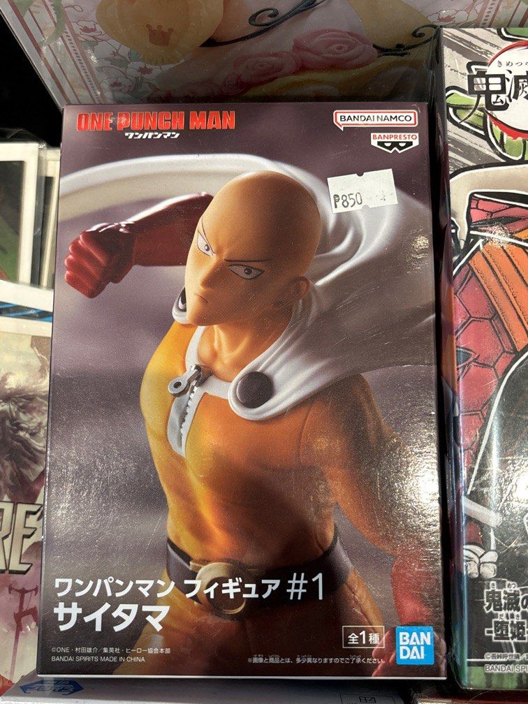 MISB Authentic Banpresto One Punch Man Saitama figure (Category: Figurines & Statues) located in Quezon City. Submitted by anns.hobbyshop (Listing ID 1293191825, Image 1). Description: .