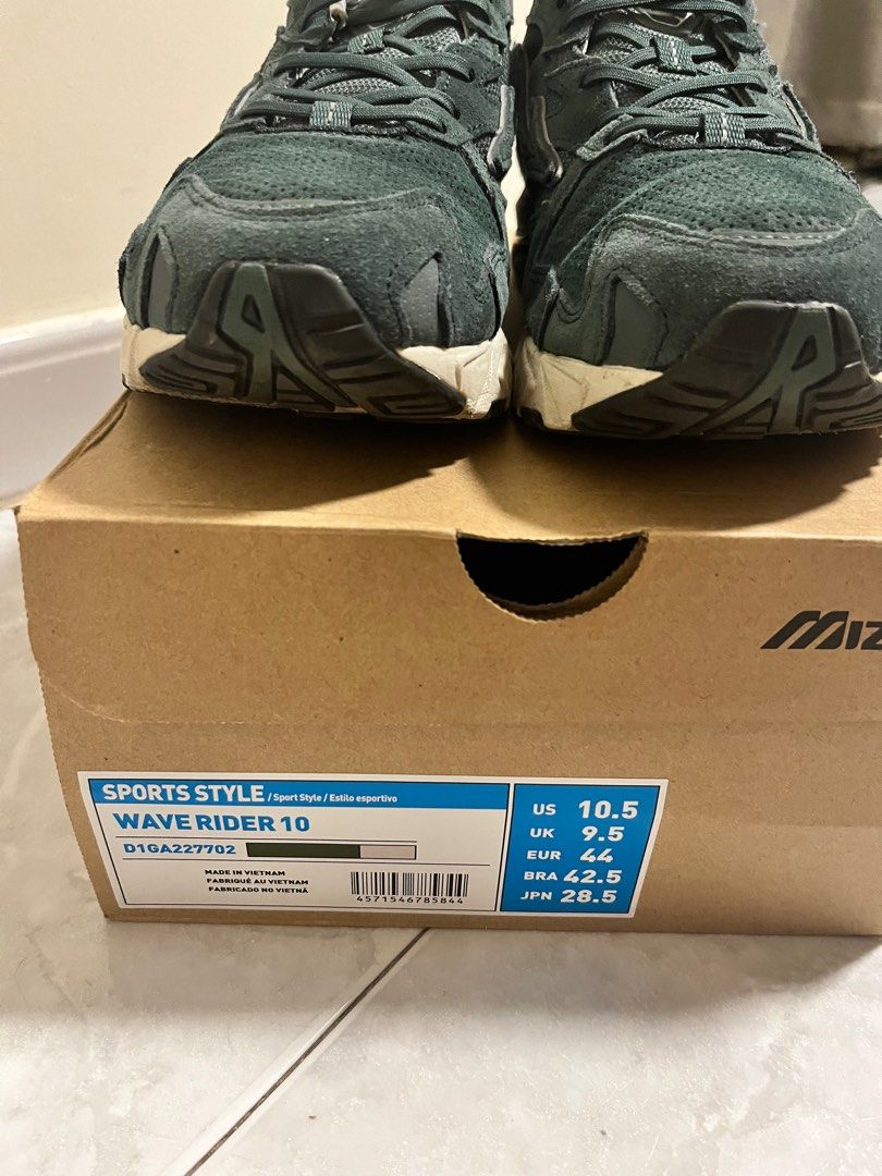 Mizuno wave rider 10 verde best sale