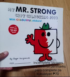 My Mr.Strong Copy Coloring Book
