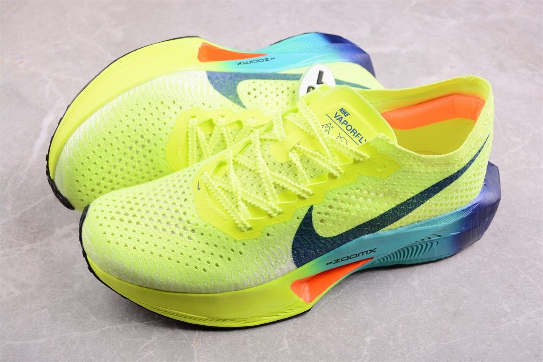 Nike ZoomX Vaporfly 3 Volt green Running shoes Euro 39 45 Men s Fashion Footwear Sneakers on Carousell