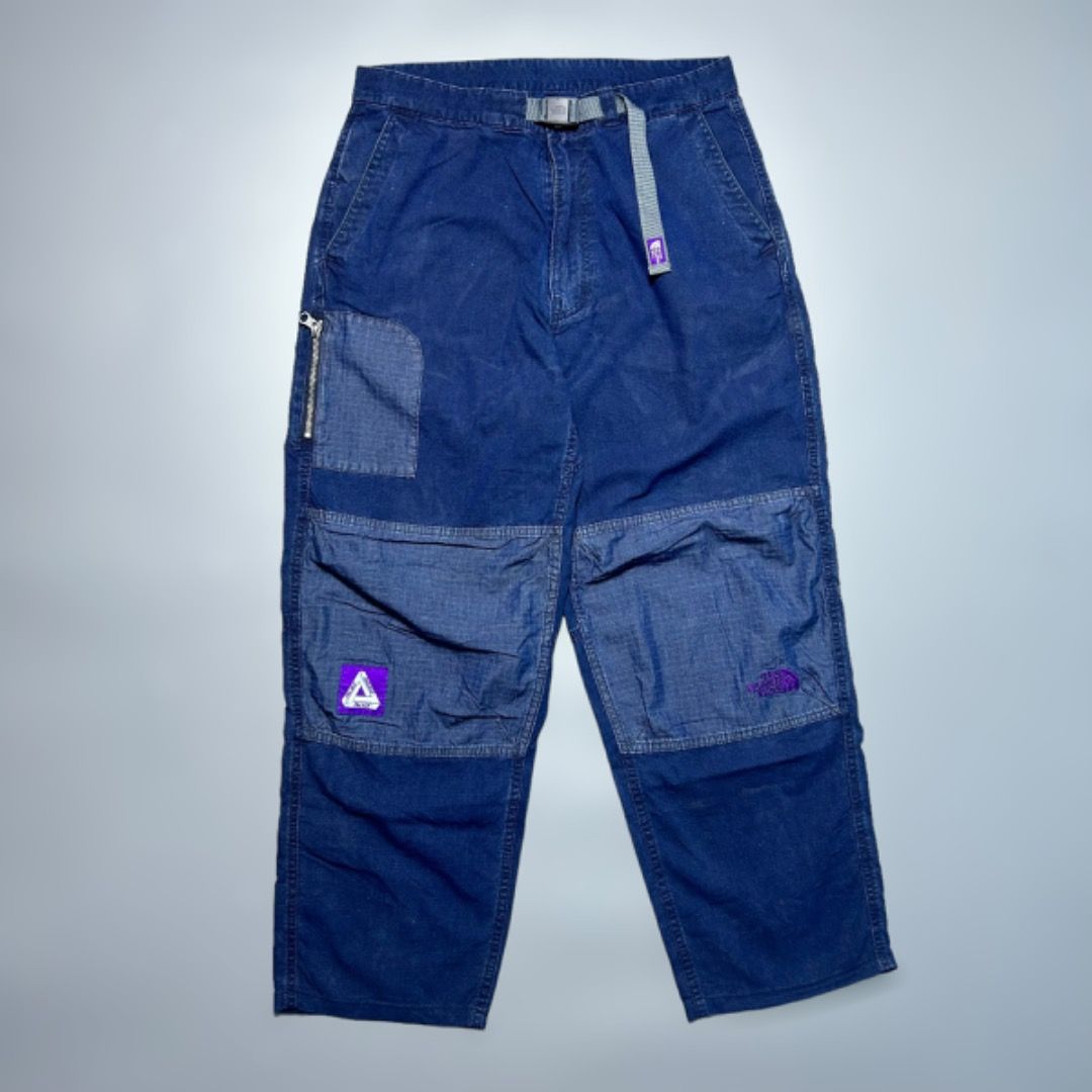 Palace x The North Face Purple Label Indigo Ripstop Mountain Wind Pants