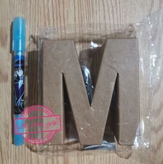 Paper Mache Alphabet "M" (AS IS)
