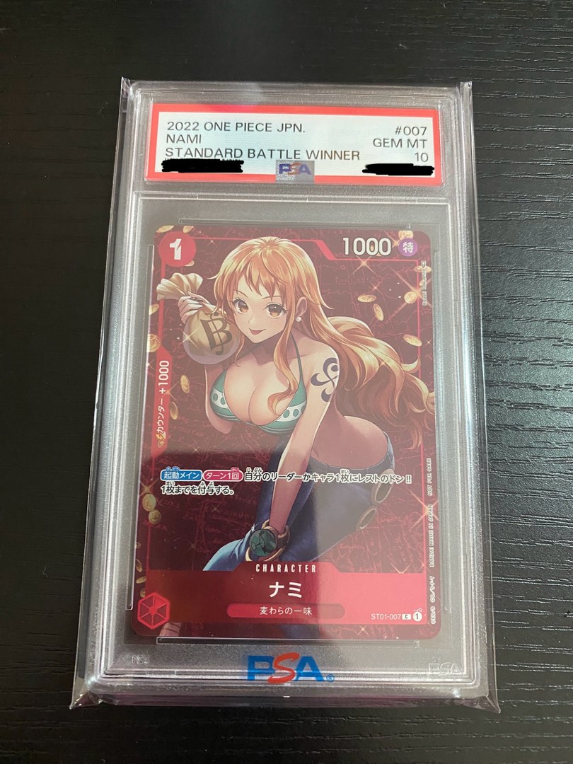 PSA 10 Nami Standard Battle Winner Promo AA ST01 One Piece OP Gem