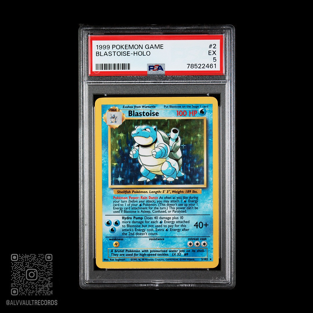 PSA 5] 1999 POKEMON GAME 2 BLASTOISE-HOLO, Hobbies & Toys, Toys ...