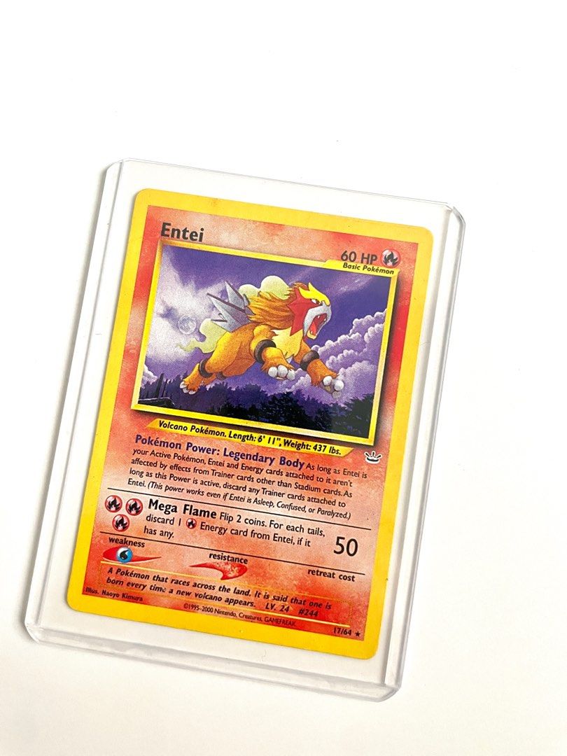 pokemon tcg pocket best card Pokemon Card Entei (Holographic)