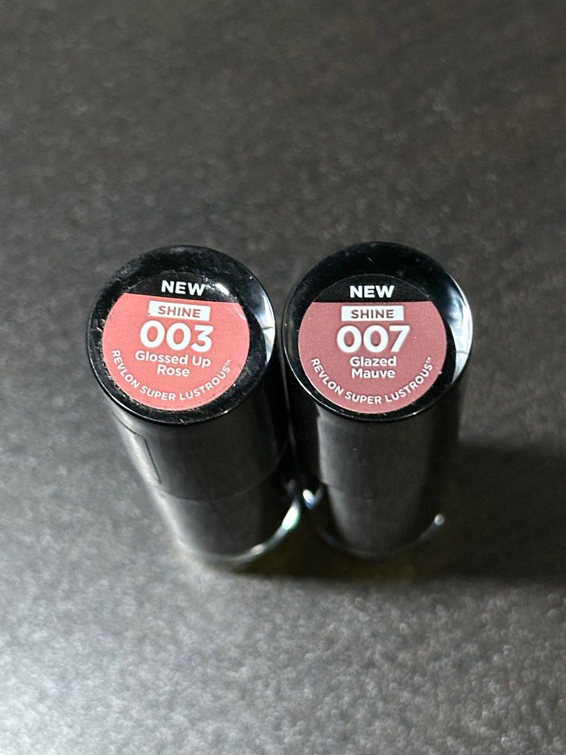Revlon Super Lustrous Glass Shine (Category: Makeup) located in Quezon City. Submitted by ianatee (Listing ID 1293306888, Image 2). Description: SOLD AS SET Shades Glazed Mauve, Rosed Up Rose Both used less than 3x Too much lip products.