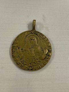 Sator Medal Pendant Talisman necklace protection Vintage Antique Anting Anting Amulet Agimat