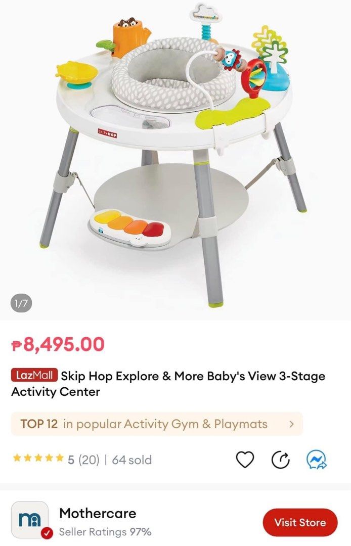 Skip hop explore more baby's view 3 stage activity 2024 center