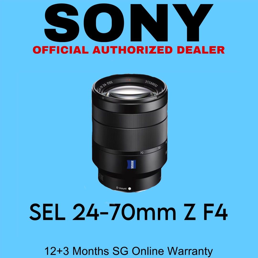 SONY SEL 24-70mm F4 Z Lens, Photography, Lens & Kits on Carousell