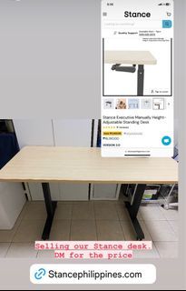 Stance Adjustable Height Desk