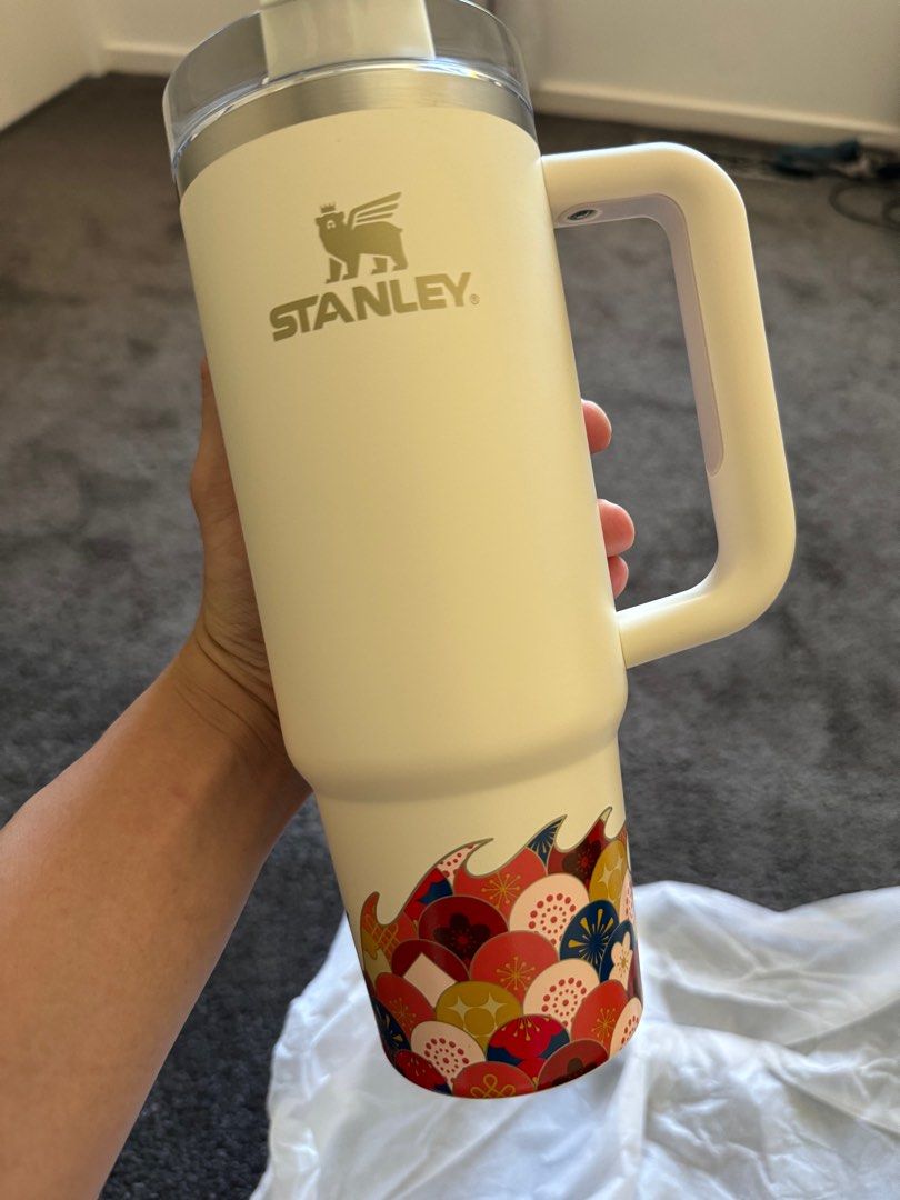 Stanley Quencher Tumbler (Category: Water Bottles & Tumblers) located in Singapore. Submitted by cancerian2k (Listing ID 1293219958, Image 1). Description: Brand new in box. Chinese New Year edition. Only released in Australia. Price it for one. If you want both, message me your best offer. If you want more pictures or details, pls message me..