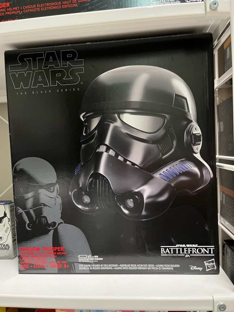 Casque Shadow Trooper Star Wars The Black Series, échelle 1:1, Neuf Hasbro