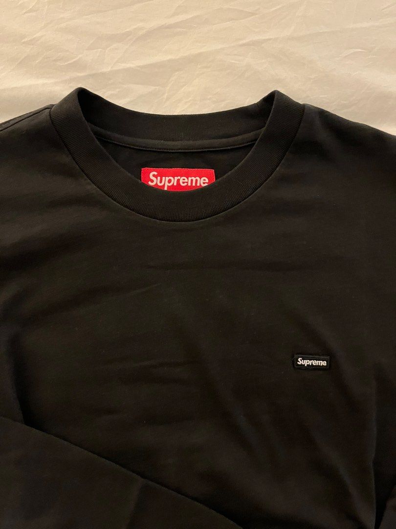 Supreme - 100% new Box logo long tee- Black
