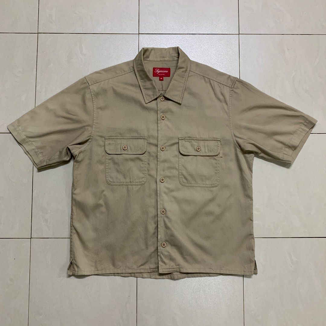 Supreme Black Button up shirt S, Men's Fashion, Tops & Sets, Formal Shirts  on Carousell
