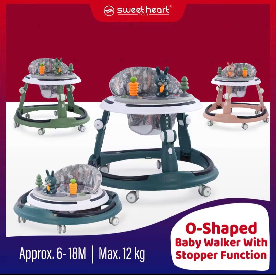 Sweet heart paris baby walker 2025
