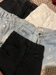 TAKE ALL FOR ONLY P200 - DENIM SHORTS AND CARGO SKIRT