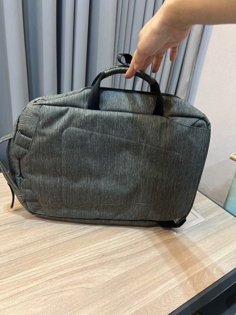 TAKEO KIKUCHI Mutliway Laptop Bag (Category: Backpacks) located in Pasig City. Submitted by ryester (Listing ID 1293272150, Image 3). Description: Almost new Mutliway Sling bag or Backpack Front part can be zipped out and turned into a separate pouch Fits up to 15” laptop.