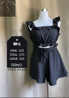 Terno black summer outfit