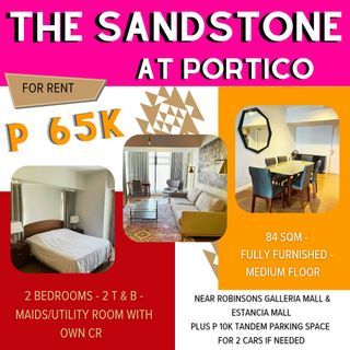 THE SANDSTONE AT PORTICO PASIG 2bedrooms for rent