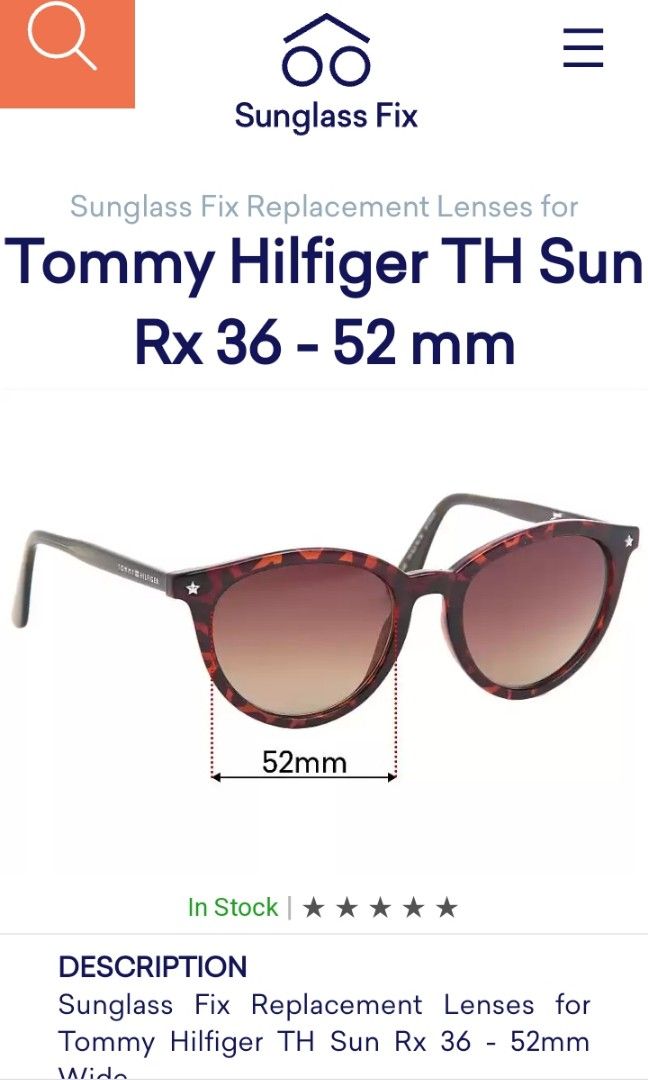 Tommy hilfiger th sun rx 36 new arrivals