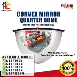 Traffic Safety Convex Mirror (Quarter Dome)