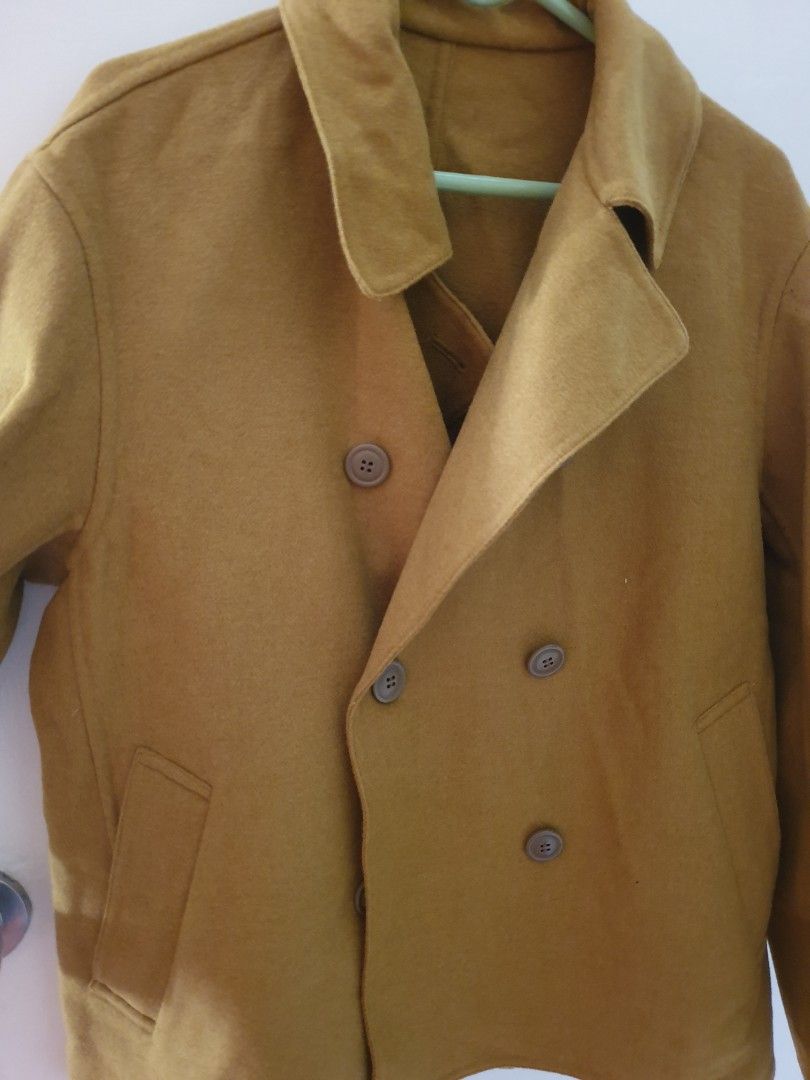 Uniqlo tan coat on sale
