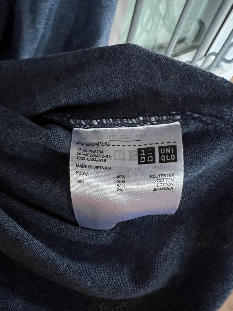 Uniqlo Navy Blue Shirt (Category: Tshirts & Polo Shirts ) located in Taytay. Submitted by azlux (Listing ID 1293265842, Image 3). Description: Uniqlo Navy Blue Shirt Size: Medium L: 26" W: 18.5" Sleeves: 7" •Excellent Condition, no issues •Colors may vary due to lighting •No return/refund, please make sure you are fully decided when purchasing •Shipping to be shouldered by buyer via J&T and Lalamove only •Payment First 📍San Isidro, Taytay, Rizal