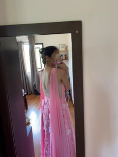 Serge Jimenez Pink Kathryn Bernardo Inspired Prom Gradball Gown