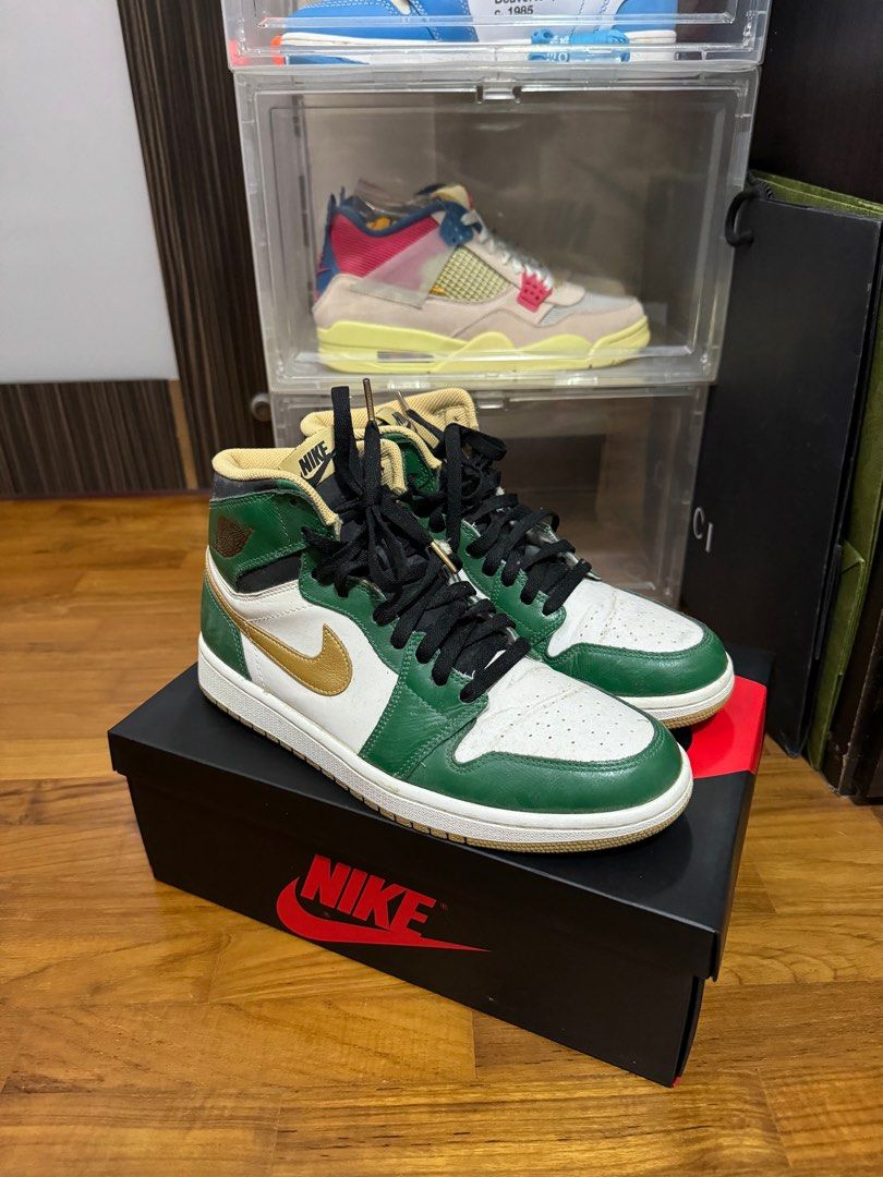 Celtic air jordan 1 discount