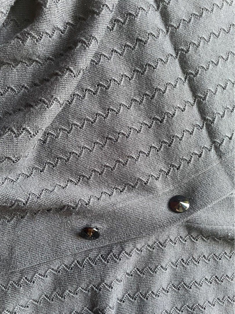 Versatile wrap (Category: Other Tops) located in Singapore. Submitted by pingyi16 (Listing ID 1293187905, Image 2). Description: Versatile wrap, can be worn a few different ways I think 4 buttons and button holes on each side Pls top up for mail out.