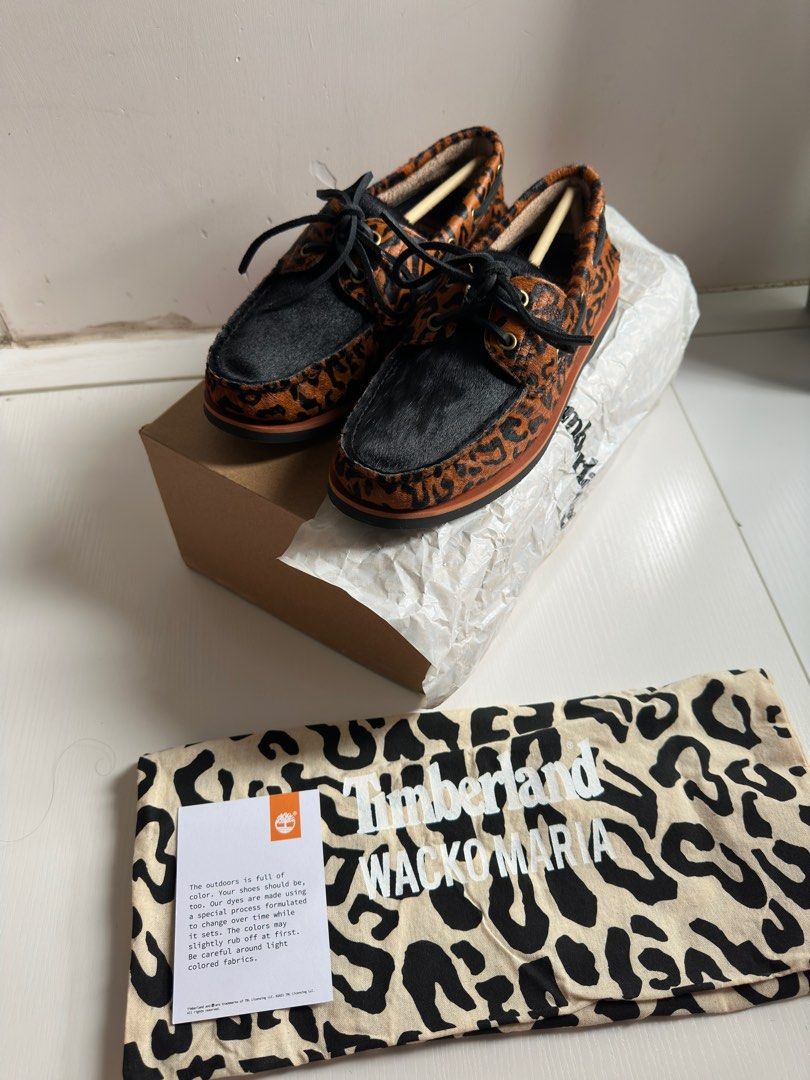 Wacko Maria Timberland 2 eyes boat shoe 帆船鞋, 男裝, 鞋
