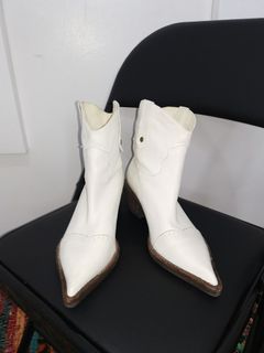 White cowboy boots