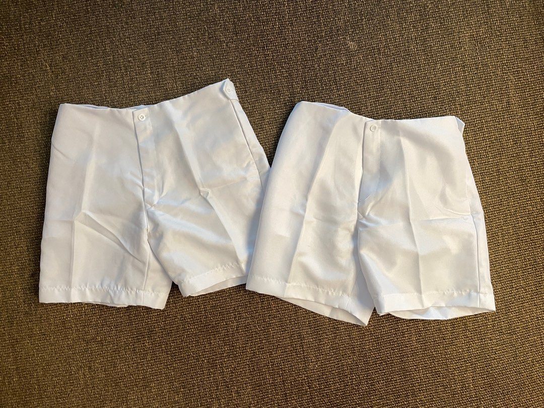 White shorts cheap top