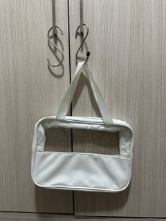 White/Clear Organizer Travel Bag