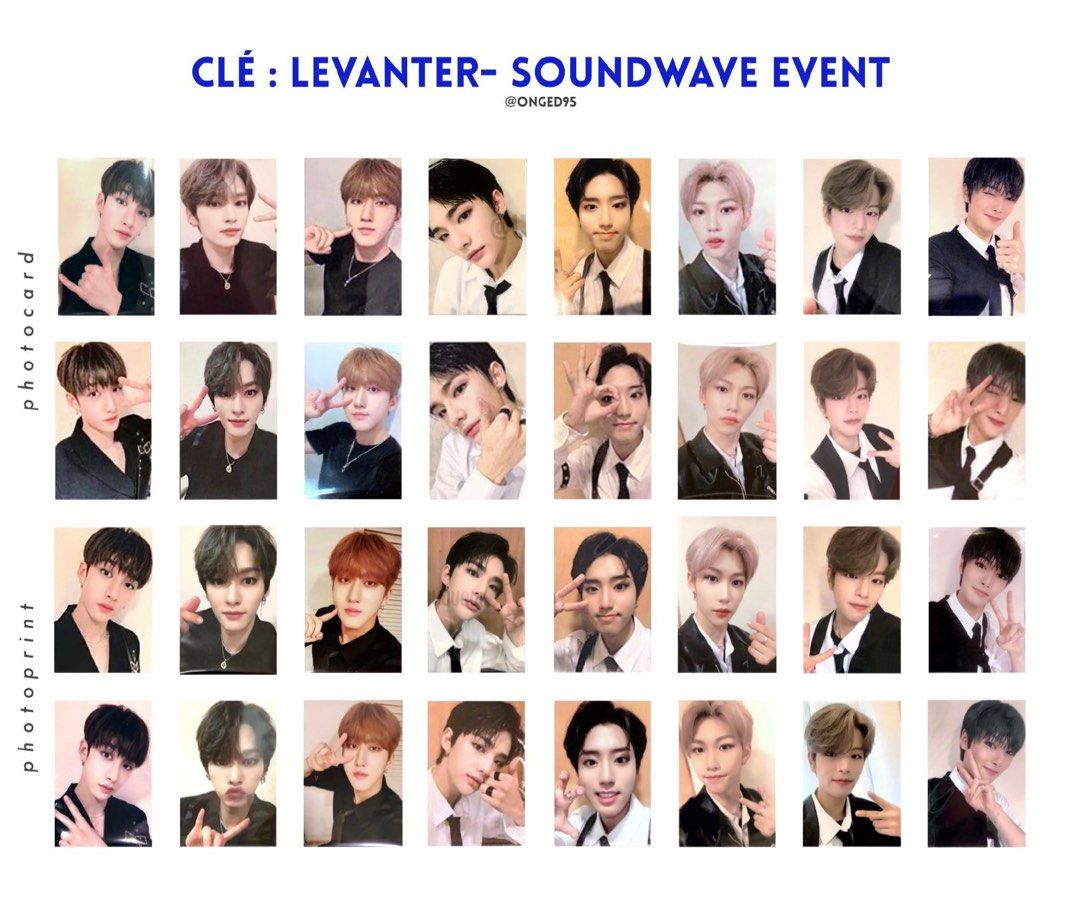 WTB LEVANTER SOUNDWAVE POB PC STRAYKIDS SKZ STRAY KIDS POB PCS