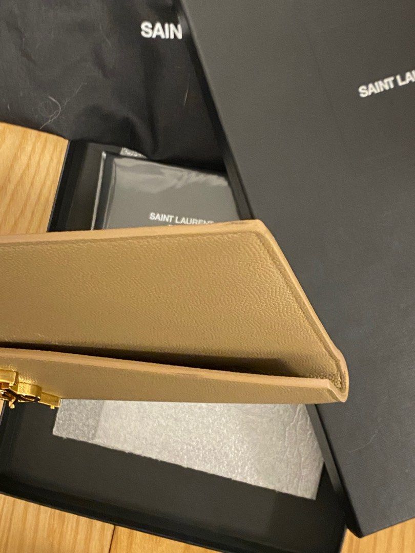 Ysl uptown 2025 pouch latte