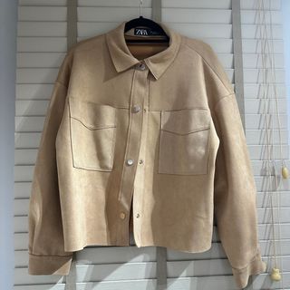 brand new zara leather coat, Women's Fashion, Clothes on Carousell