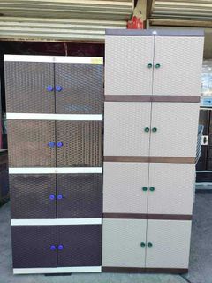 4 Layer Rattan Clothes Cabinet