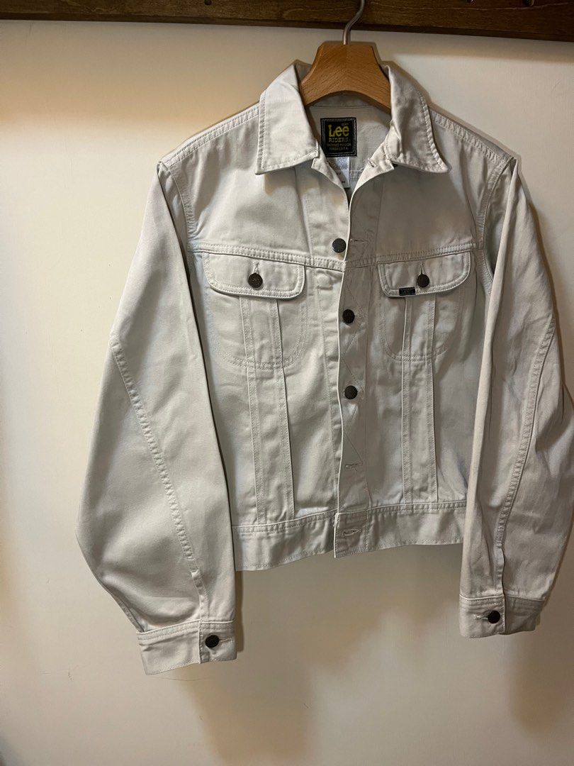日本製90s Lee 100J 101J WESTERNER White Jacket Non Denim