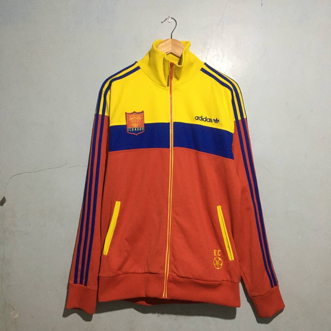 Adidas Ecuador Track Jacket Men s Fashion Coats Jackets and Outerwear on Carousell
