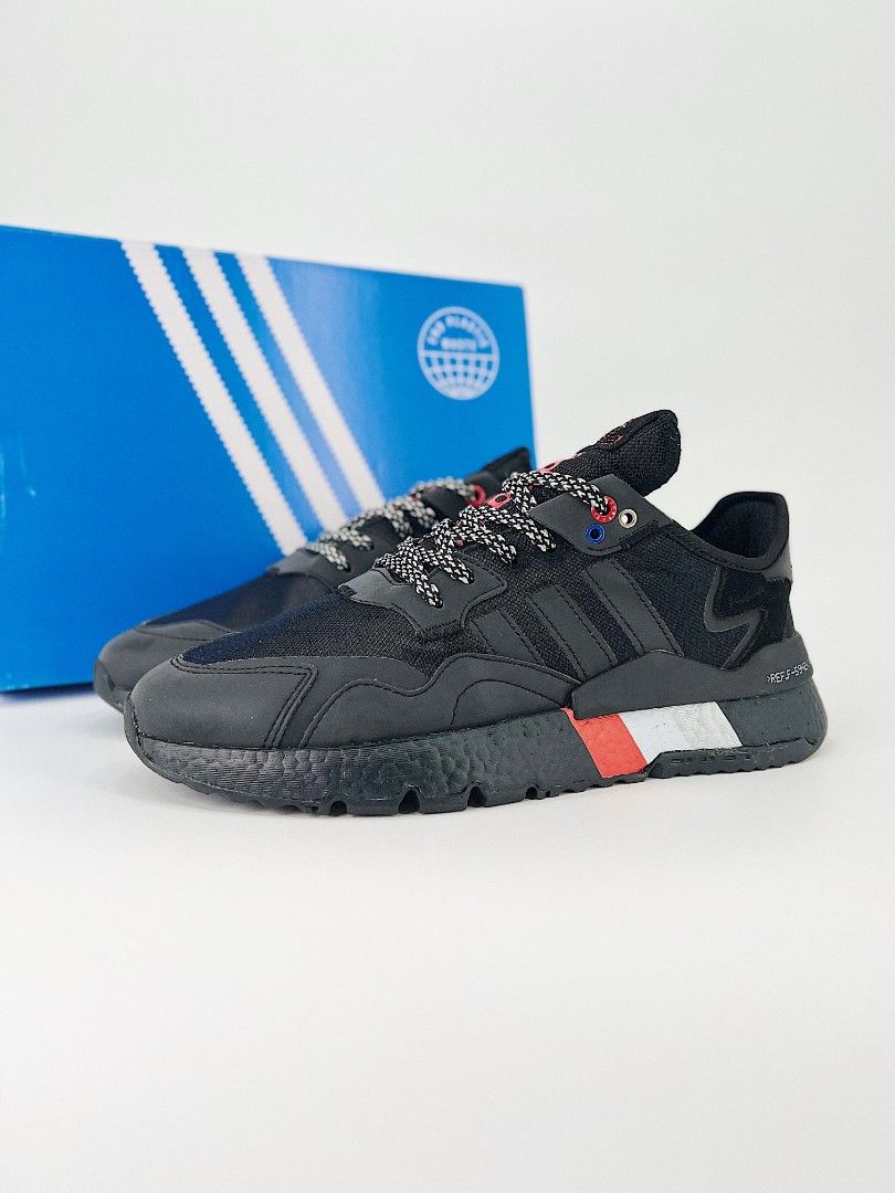 Adidas Nite Jogger Boost FV3788 Running Shoes Unisex Fesyen Wanita Sepatu di Carousell